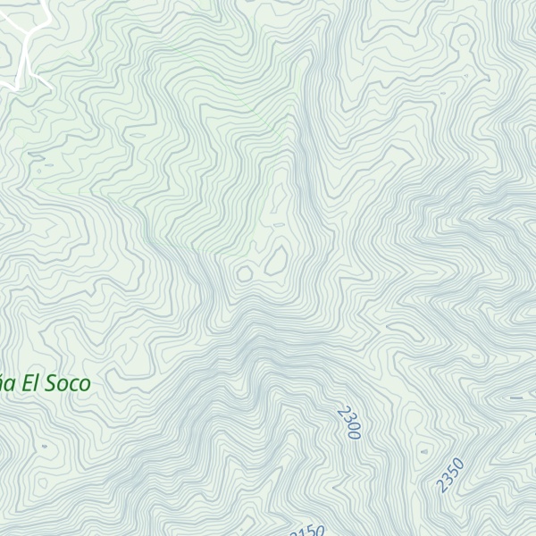 Map of Montaña El Soco