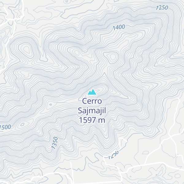 Map of Cerro Sajmajil