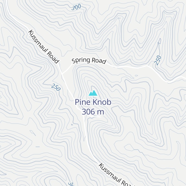 Map of Pine Knob