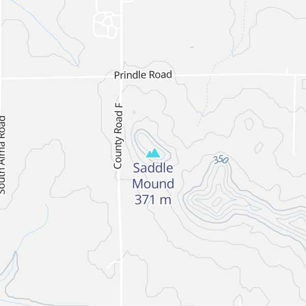 Map of Saddle Mound