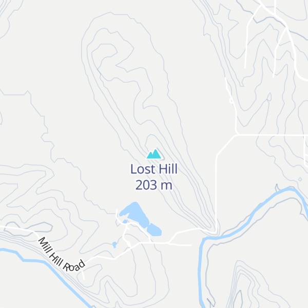 Map of Lost Hill