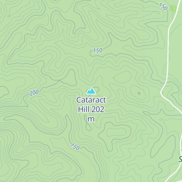 Map of Cataract Hill
