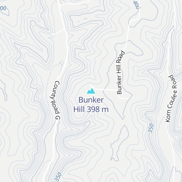 Map of Bunker Hill