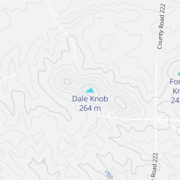 Map of Dale Knob