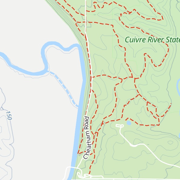 Map of Frenchmans Bluff