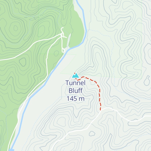 Map of Tunnel Bluff