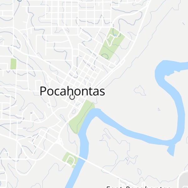 Map of Pocahontas Tourist Information