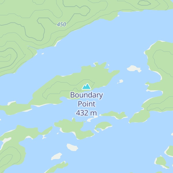 Map of Boundary Point