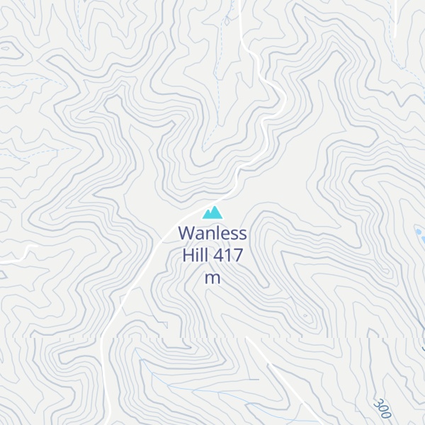 Map of Wanless Hill