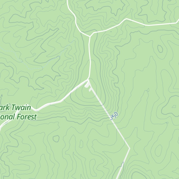 Map of Little Pilot Knob