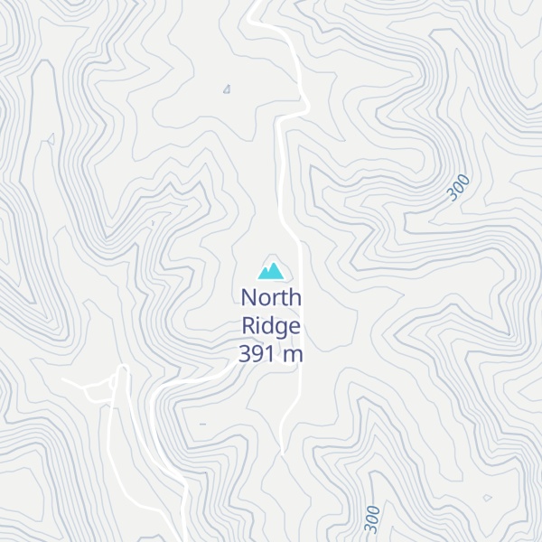 Map of North Ridge