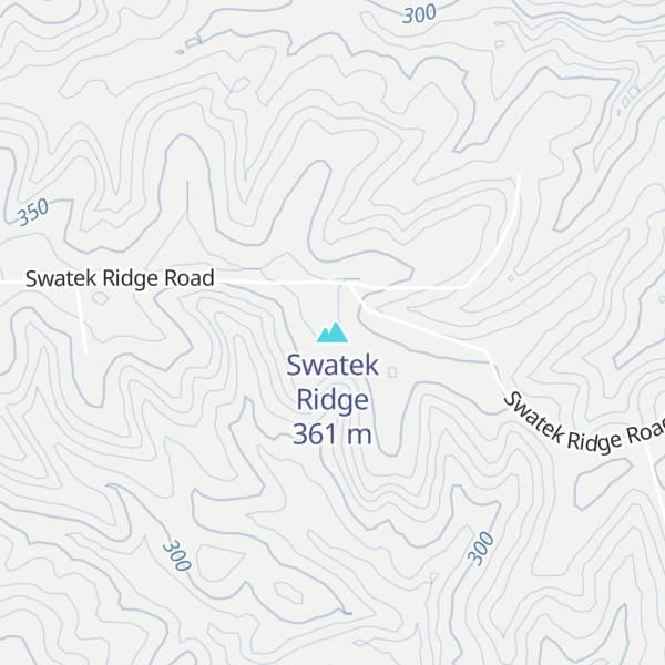 Map of Swatek Ridge