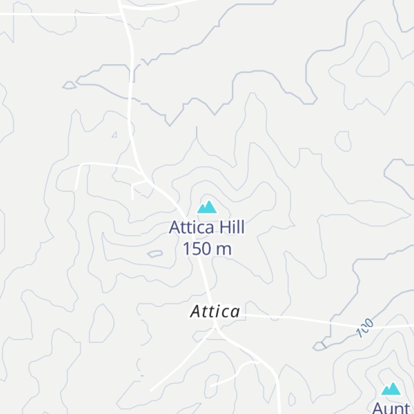 Map of Attica Hill