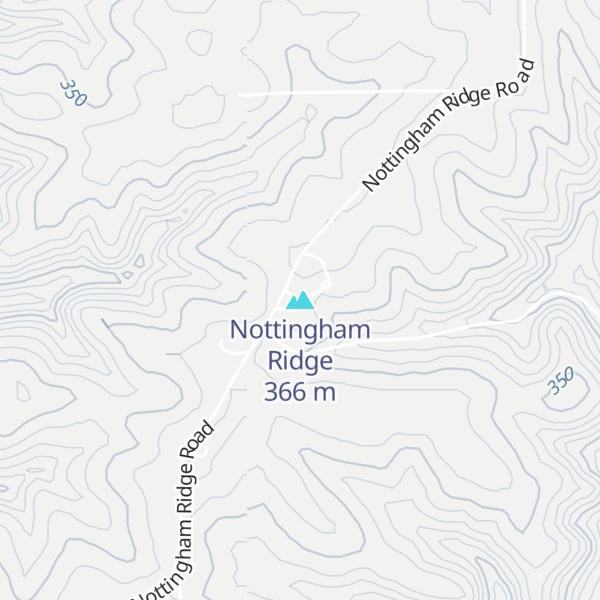 Map of Nottingham Ridge