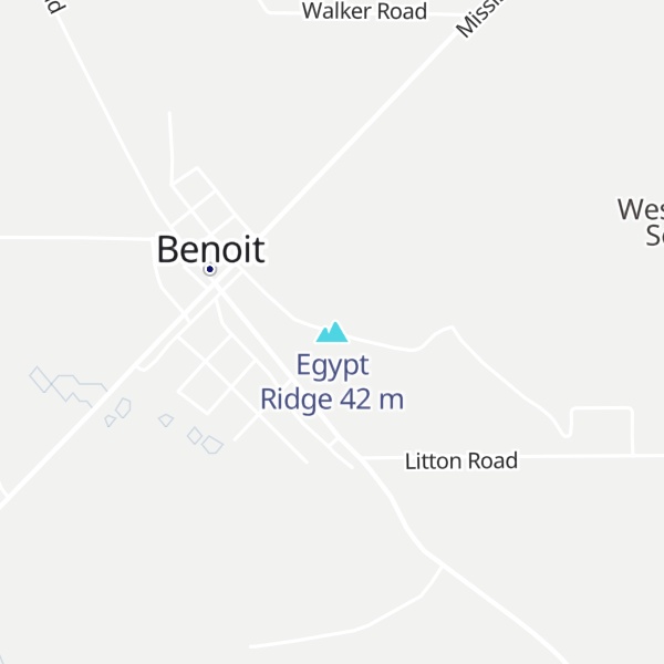 Map of Egypt Ridge