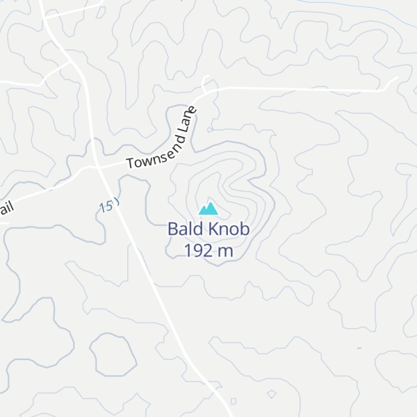 Map of Bald Knob