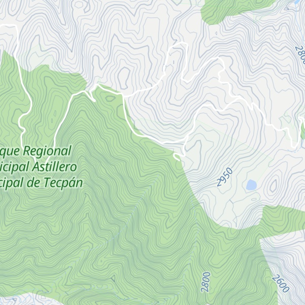 Map of Cumbre o Cerro de Tecpán Guatemala