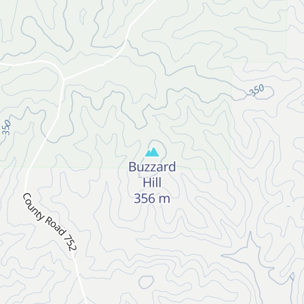 Map of Buzzard Hill