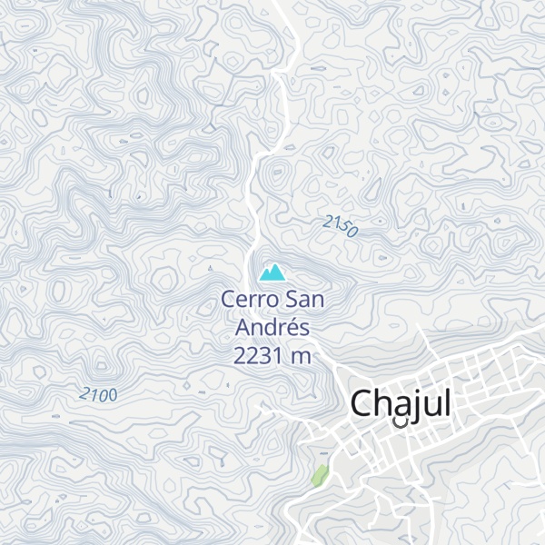 Map of Cerro San Andrés