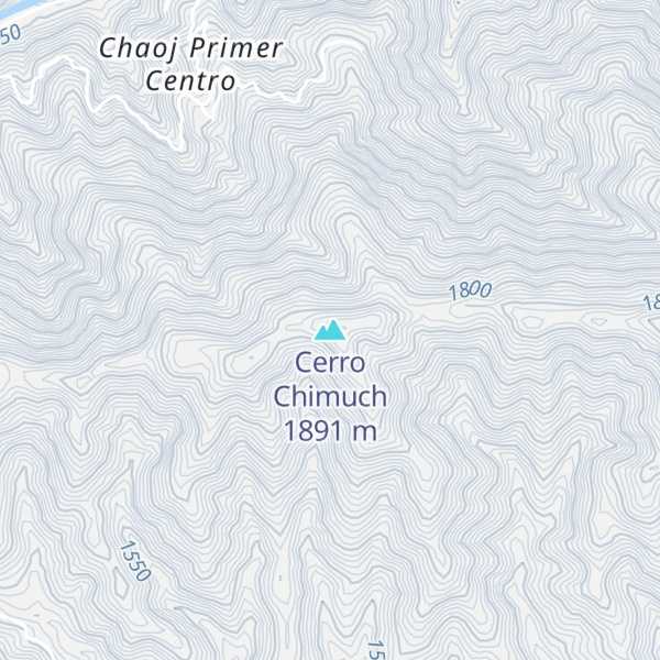 Map of Cerro Chimuch