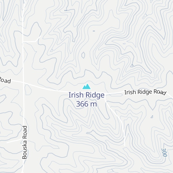Map of Irish Ridge