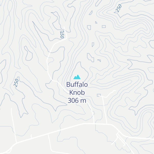 Map of Buffalo Knob