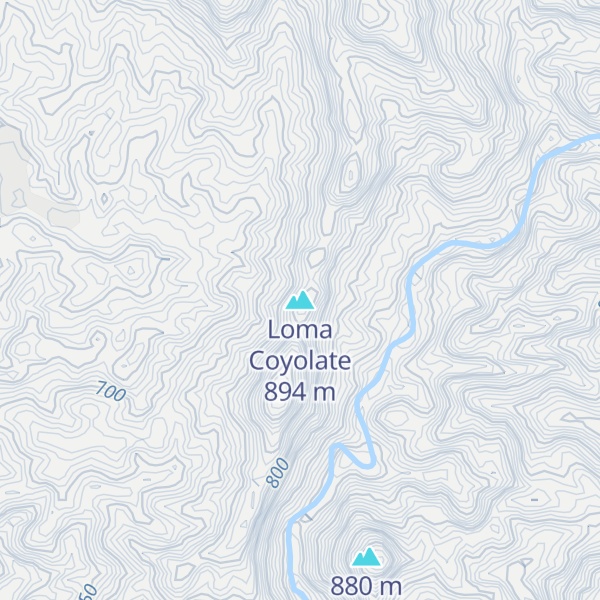 Map of Loma Coyolate