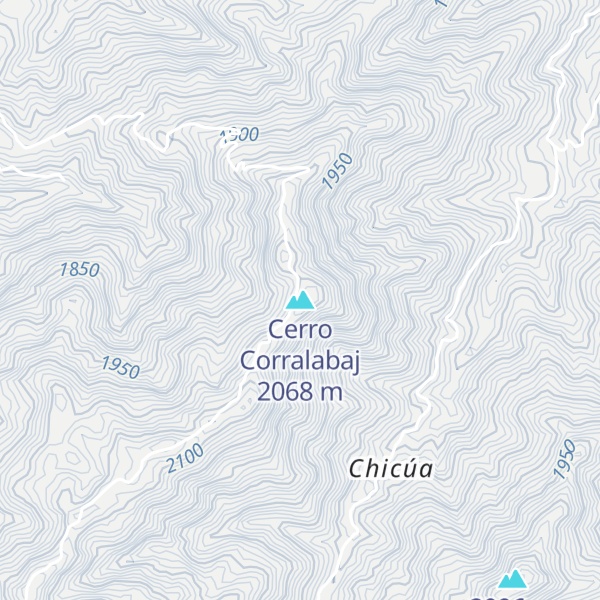 Map of Cerro Corralabaj