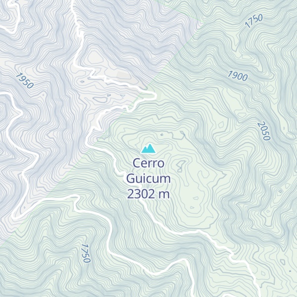 Map of Cerro Guicum