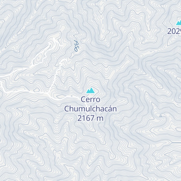 Map of Cerro Chumulchacán