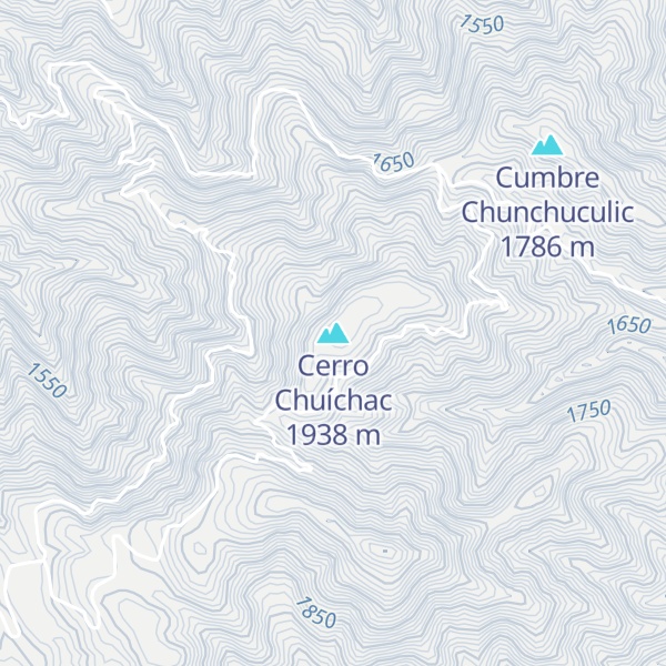 Map of Cerro Chuíchac
