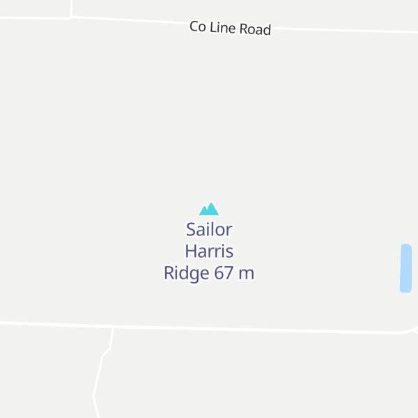 Map of Sailor Harris Ridge