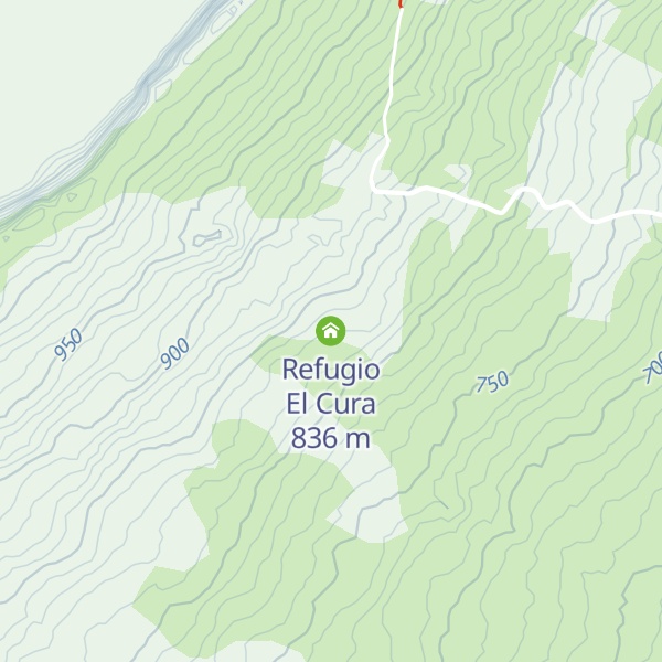 Map of Refugio El Cura