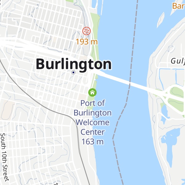 Map of Port of Burlington Welcome Center