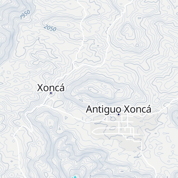 Map of Cerro Tocopché