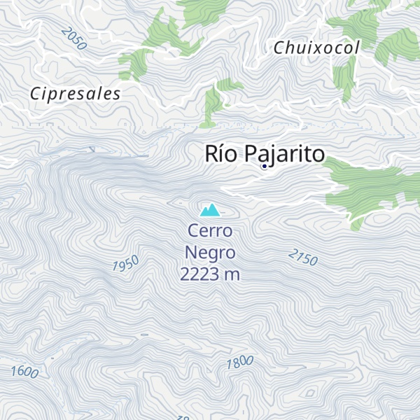 Map of Cerro Negro