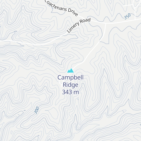 Map of Campbell Ridge
