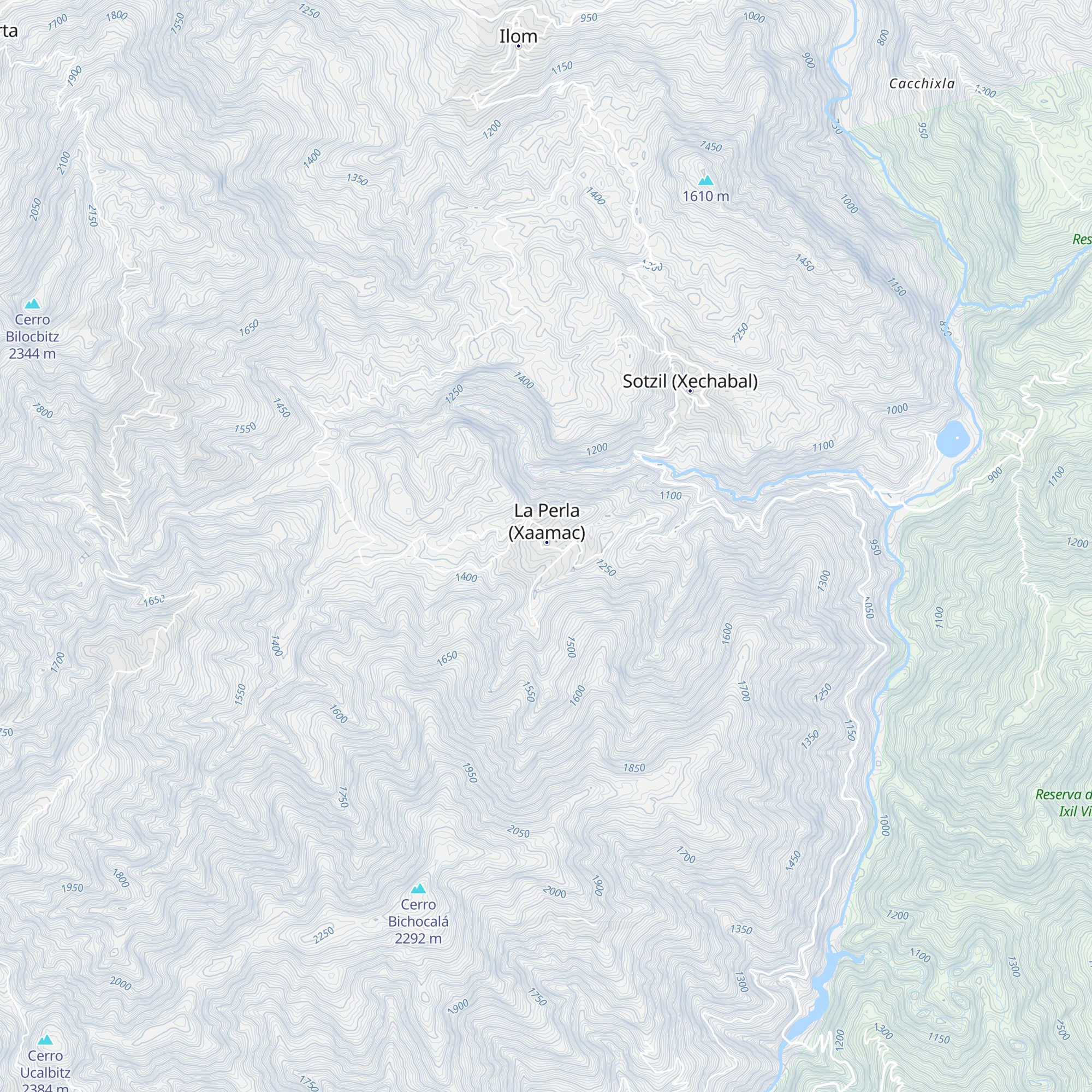 Finca La Perla (Xamac) map