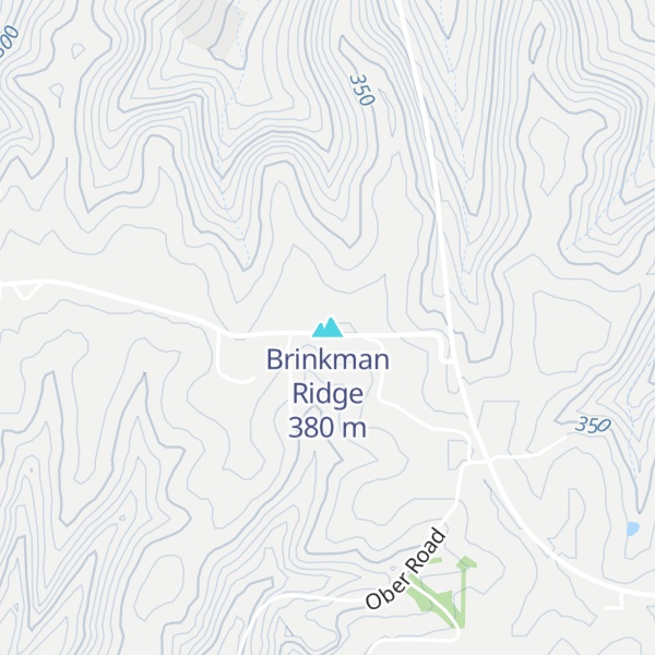 Map of Brinkman Ridge
