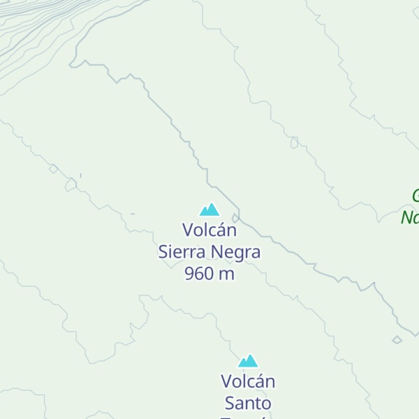Map of Volcán Sierra Negra