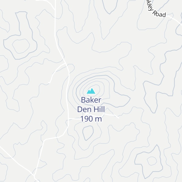 Map of Baker Den Hill