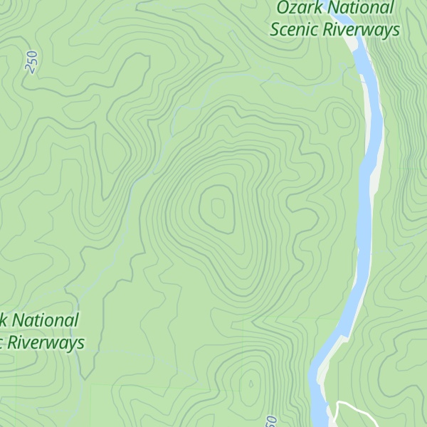 Map of Russell Mountain