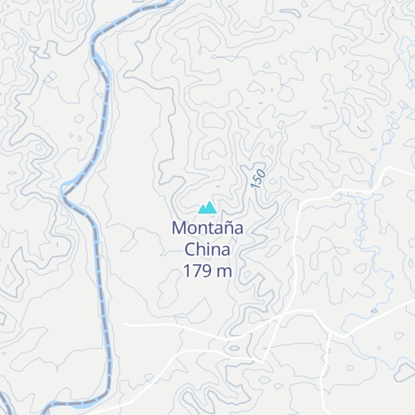 Map of Montaña China