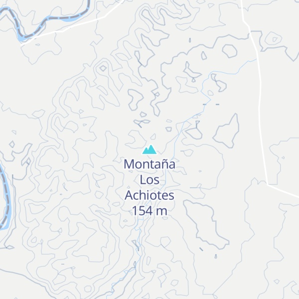 Map of Montaña Los Achiotes