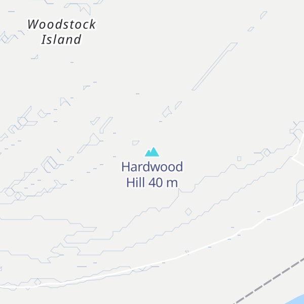 Map of Hardwood Hill