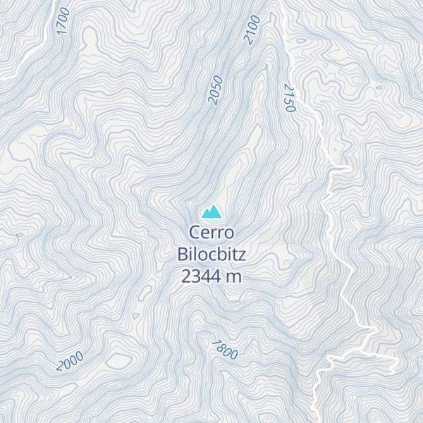 Map of Cerro Bilocbitz