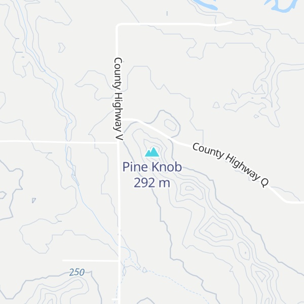 Map of Pine Knob