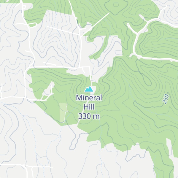 Map of Mineral Hill