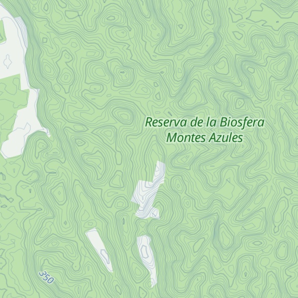 Map of Cerro Peña Blanca