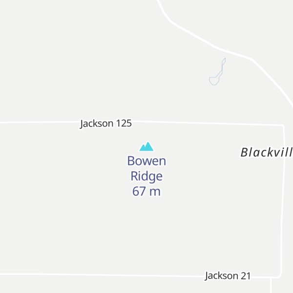 Map of Bowen Ridge